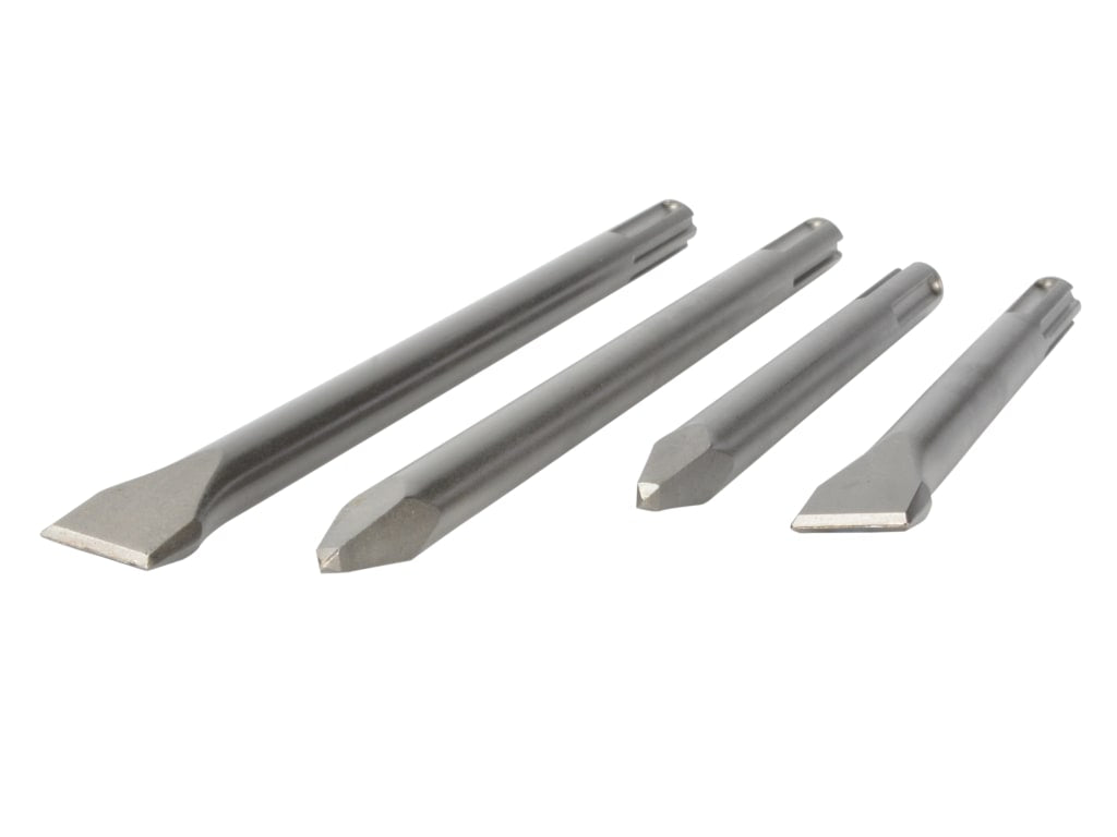 SDS Max Chisel Set, 4 Piece                                                     