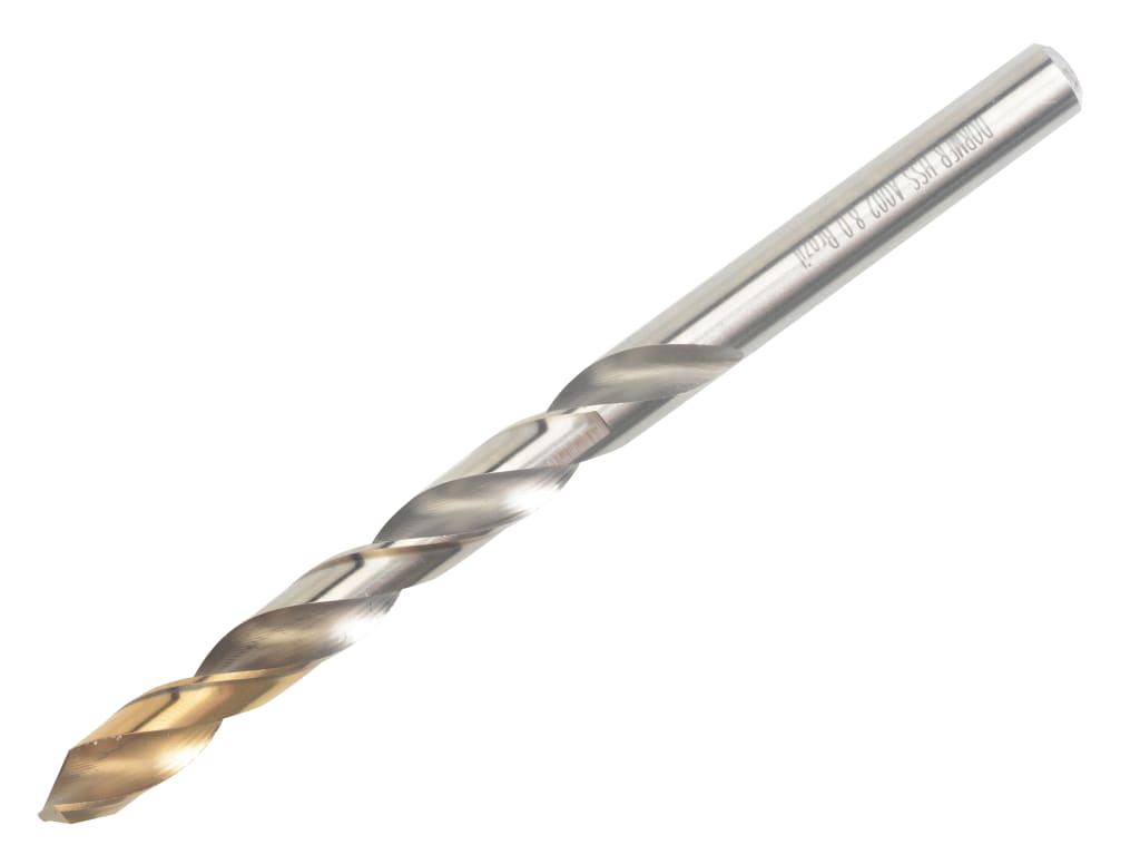 A002 HSS-TiN Coated Jobber Drill 8.00mm OL:117mm WL:75mm                        