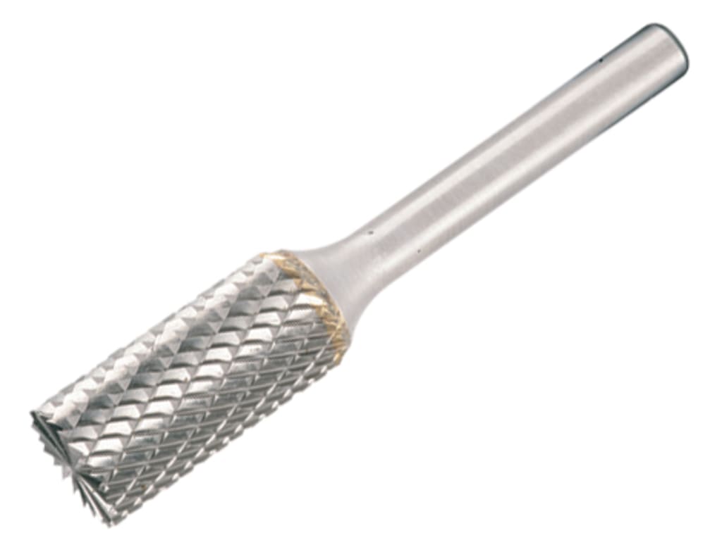 Solid Carbide Bright Rotary Burr - Cylinder with Endcut 12.70 x 6mm             