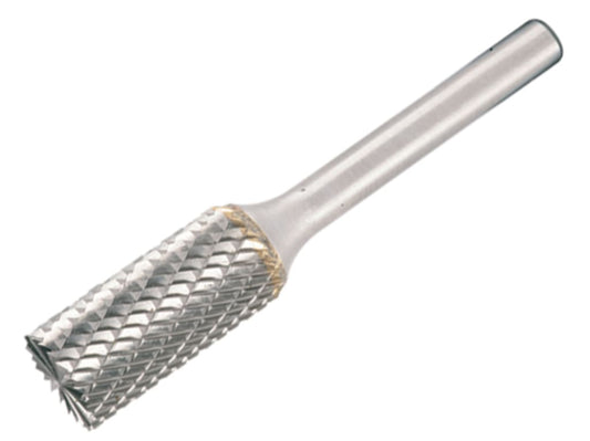 Solid Carbide Bright Rotary Burr - Cylinder with Endcut 12.70 x 6mm             