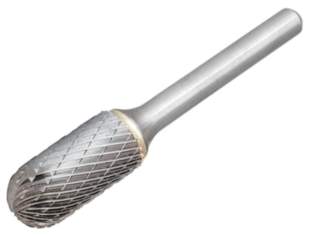 Solid Carbide Bright Rotary Burr Ball Nosed Cylinder 3 x 3mm                    
