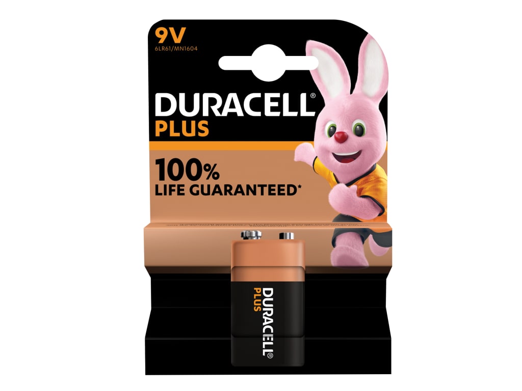 9V Plus Power +100% Battery (Single Pack)                                       