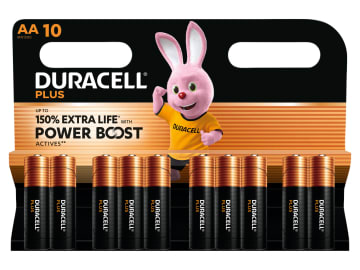 AA Cell Plus with Power Boost Batteries (Pack 10)                               