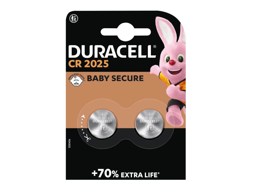 CR2025 Coin Lithium Battery (Pack 2)                                            