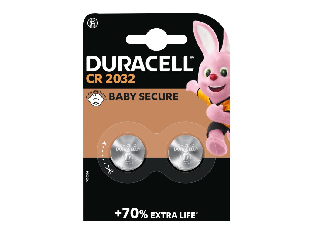 CR2032 Coin Lithium Battery (Pack 2)                                            