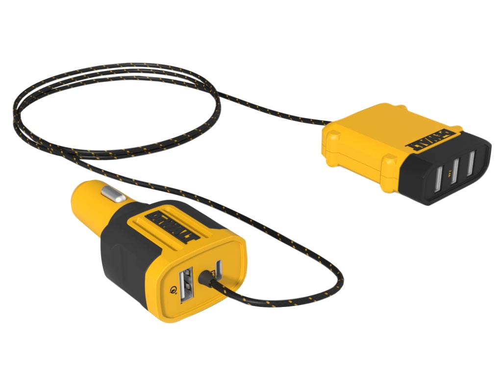 5-Port Front and Back Seat USB Charger                                          
