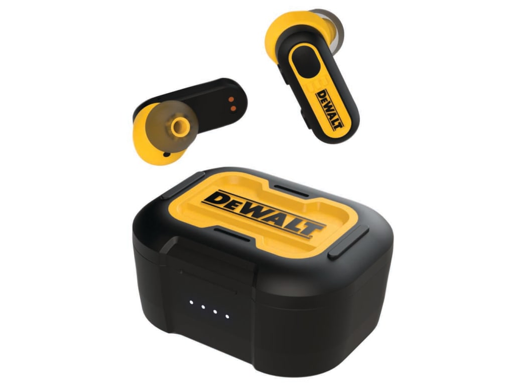 Jobsite Pro-X1 True Wireless Earbuds with Charging Case                         
