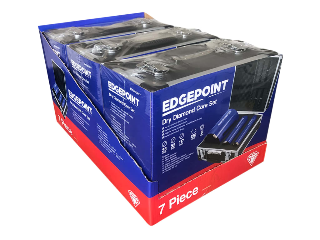 Edgepoint Diamond Dry Core Bit Set CDU                                          