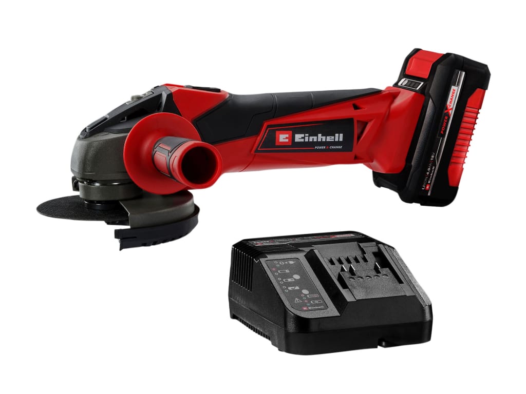 TC-AG 18/115 Li Power X-Change Angle Grinder 115mm 18V 1 x 4.0Ah Li-ion         