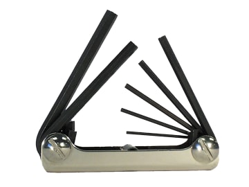 TORX Key Fold Up Set of 7 Small (TX6-TX20)                                      