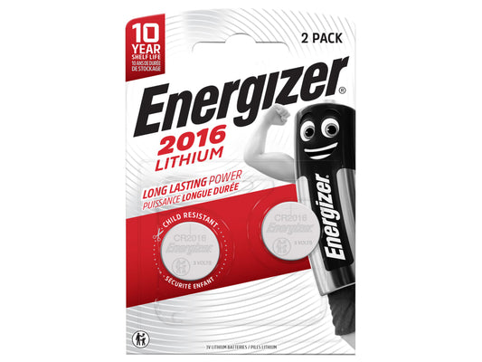 CR2016 Coin Lithium Battery (Pack 2)                                            