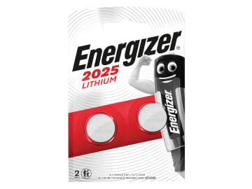 CR2025 Coin Lithium Battery (Pack 2)                                            