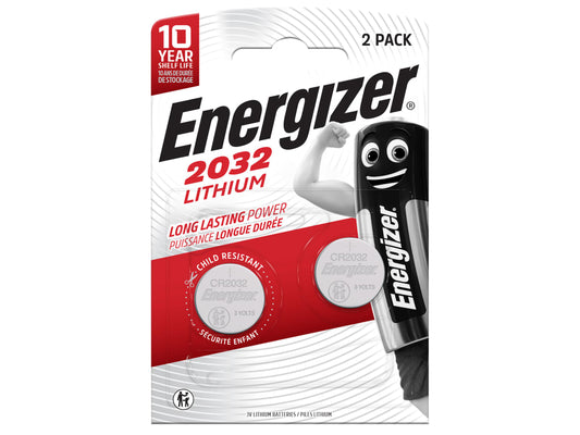 CR2032 Coin Lithium Battery (Pack 2)                                            