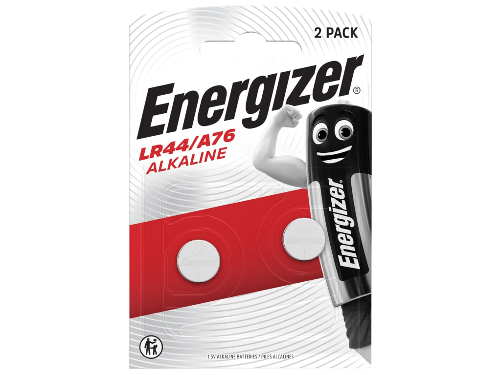 LR44 Button Cell Alkaline Battery (Pack 2)                                      