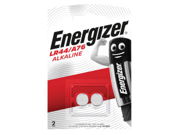 LR44 Button Cell Alkaline Battery (Pack 2)                                      