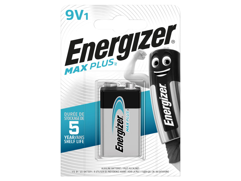 MAX PLUS™ 9V Alkaline Battery (Pack 1)                                          