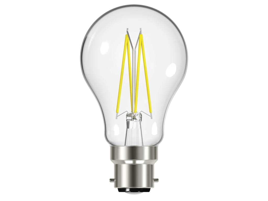 LED BC (B22) GLS Filament Dimmable Bulb, Warm White 806 lm 7.2W                 