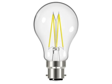 LED BC (B22) GLS Filament Dimmable Bulb, Warm White 806 lm 7.2W                 