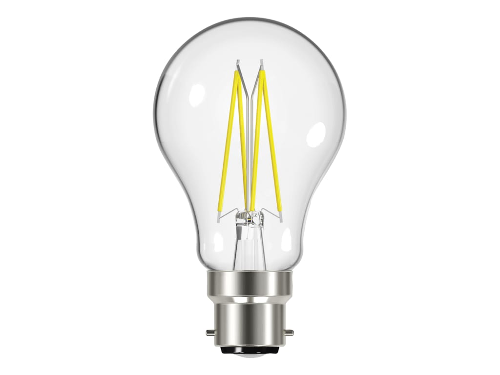 LED BC (B22) GLS Filament Non-Dimmable Bulb, Warm White 806 lm 6.7W             