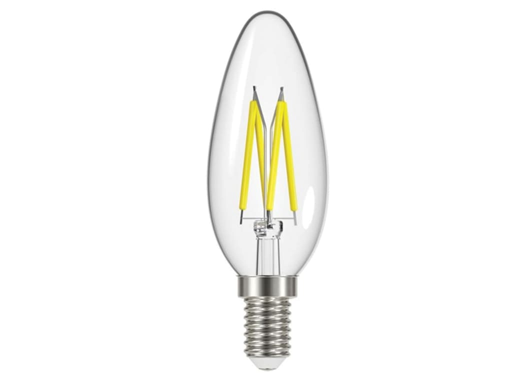 LED SES (E14) Candle Filament Non-Dimmable Bulb, Warm White 250 lm 2.3W         