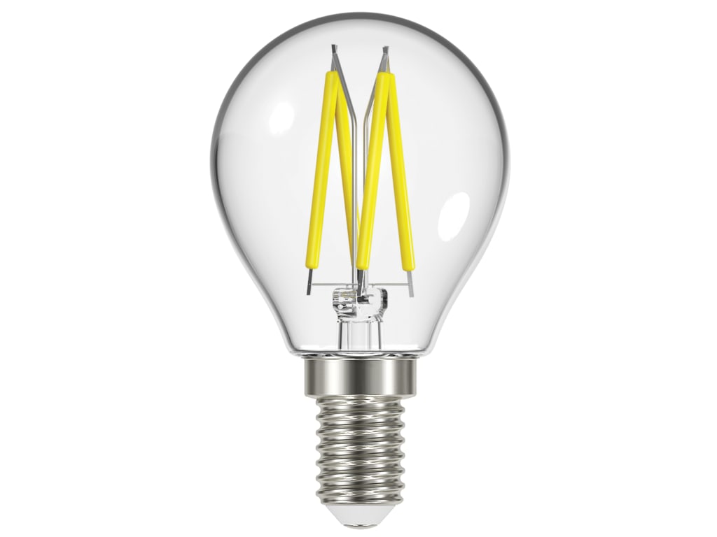 LED SES (E14) Golf Filament Non-Dimmable Bulb, Warm White 470 lm 4W             