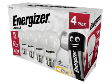 LED BC (B22) Opal GLS Non-Dimmable Bulb, Warm White 806 lm 8.2W (Pack 4)        