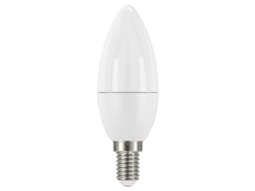 LED SES (E14) Opal Candle Non-Dimmable Bulb, Warm White 470 lm 4.2W             