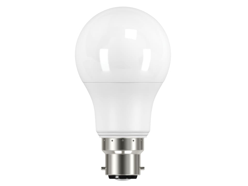 LED BC (B22) Opal GLS Non-Dimmable Bulb, Warm White 470 lm 5.5W                 