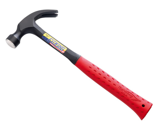 E3/20C Curved Claw Hammer - Red Vinyl Grip 560g (20oz)                          
