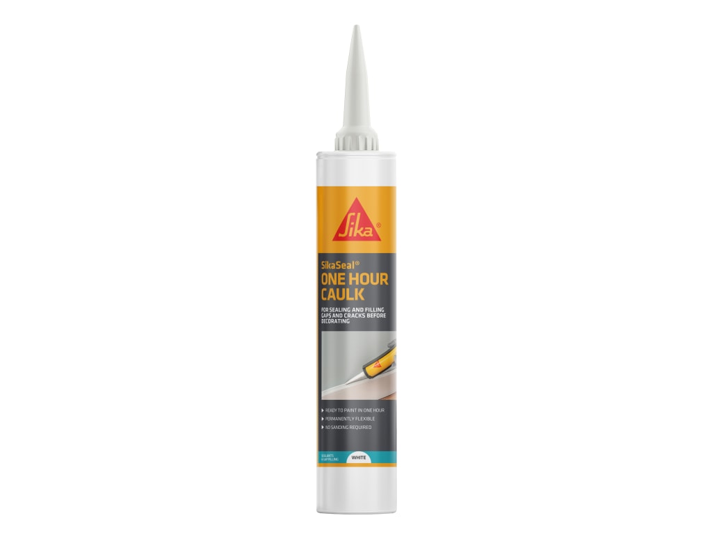One Hour Caulk 125 White 380ml                                                  