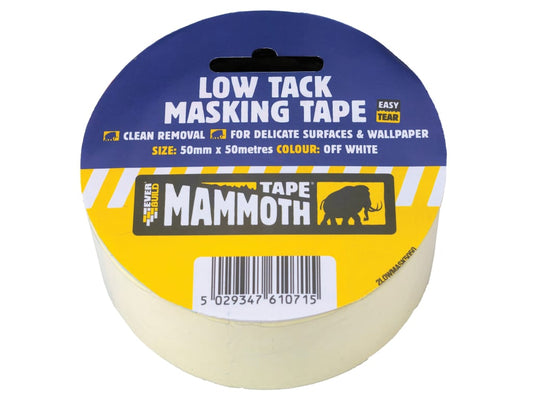 Low Tack Masking Tape 25mm x 25m                                                