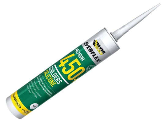 Everflex® 450 Builders Silicone Sealant White 300ml                             