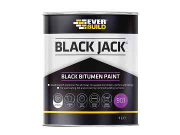 Black Jack® 901 Black Bitumen Paint 1 litre                                     