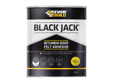Black Jack® 904 Bitumen Roof Felt Adhesive 1 litre                              