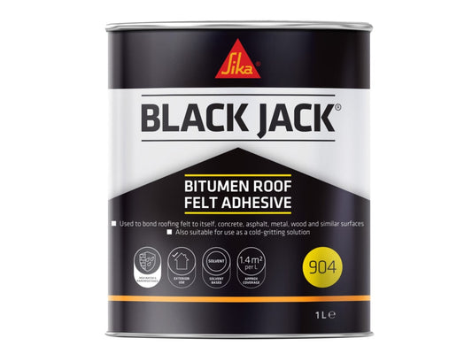 Black Jack® 904 Bitumen Roof Felt Adhesive 1 litre                              
