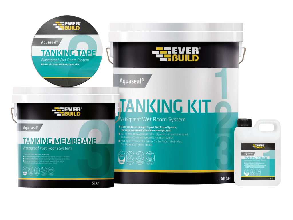 Aquaseal Wet Room System Kit 7.5m²                                              