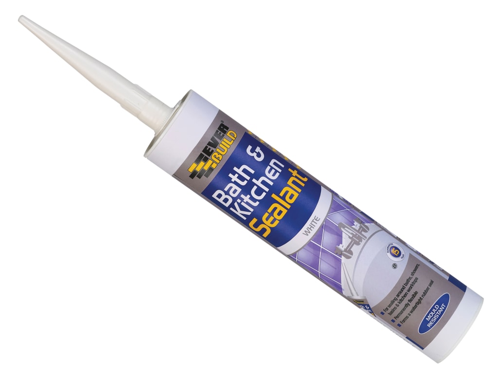 Bath & Kitchen Sealant White 290ml                                              