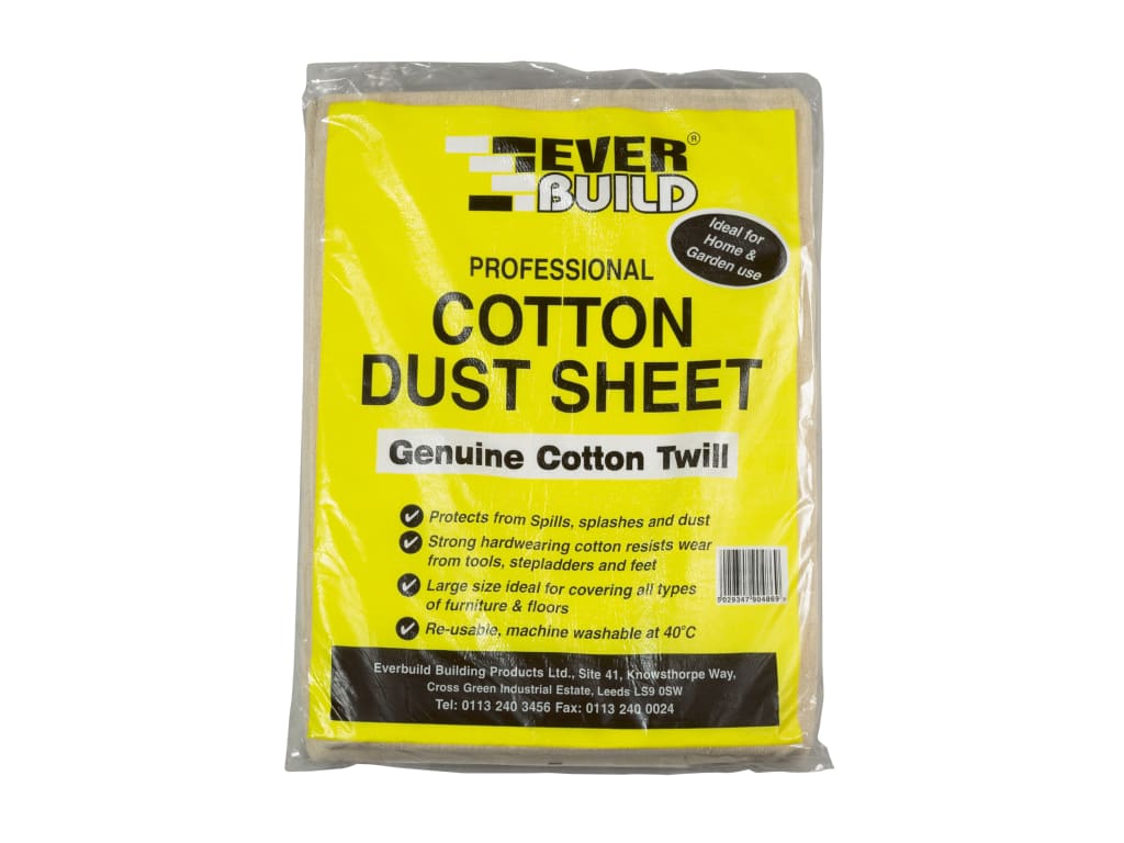 Cotton Dust Sheet 3.6 x 2.7m                                                    