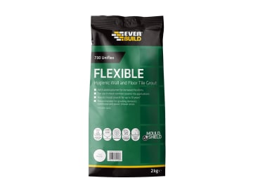 730 Uniflex Hygienic Tile Grout White 2.5kg                                     