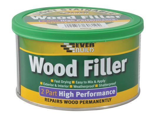 2-Part High-Performance Wood Filler Light Stainable 500g                        