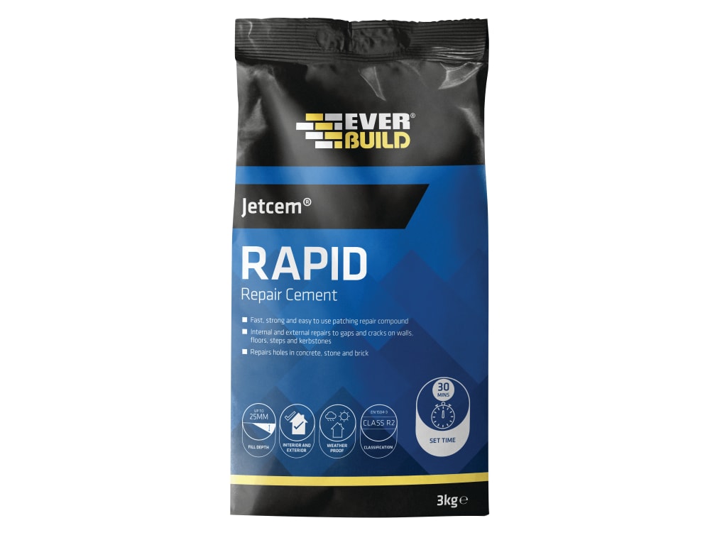 Jetcem Rapid Set Cement 12kg (4 x 3kg Packs)                                    