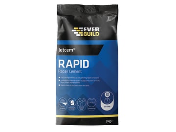 Jetcem Rapid Set Cement 12kg (4 x 3kg Packs)                                    