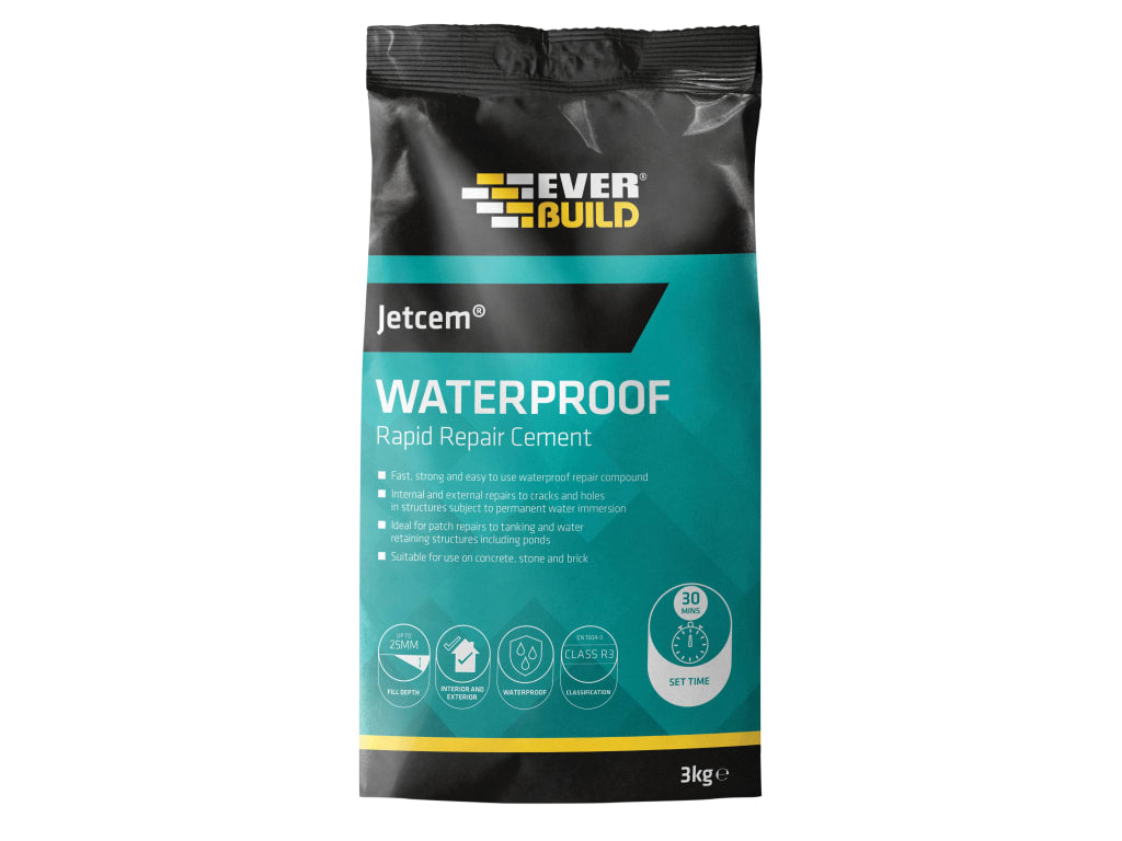Jetcem Waterproofing Rapid Set Cement (Single 3kg Pack)                         