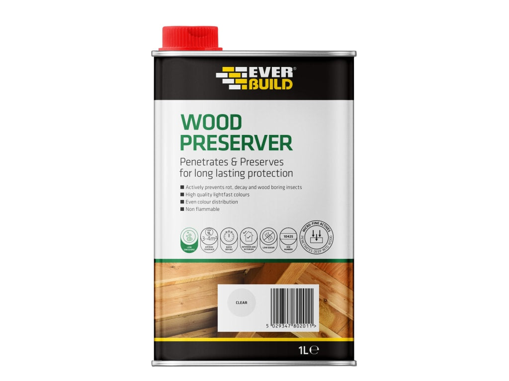 Wood Preserver Clear 1 litre                                                    