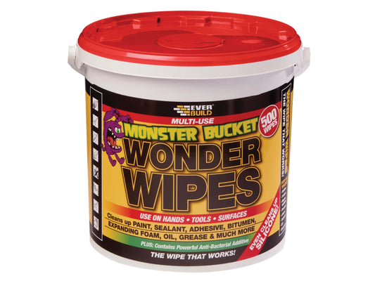Monster Wonder Wipes (Tub 500)                                                  