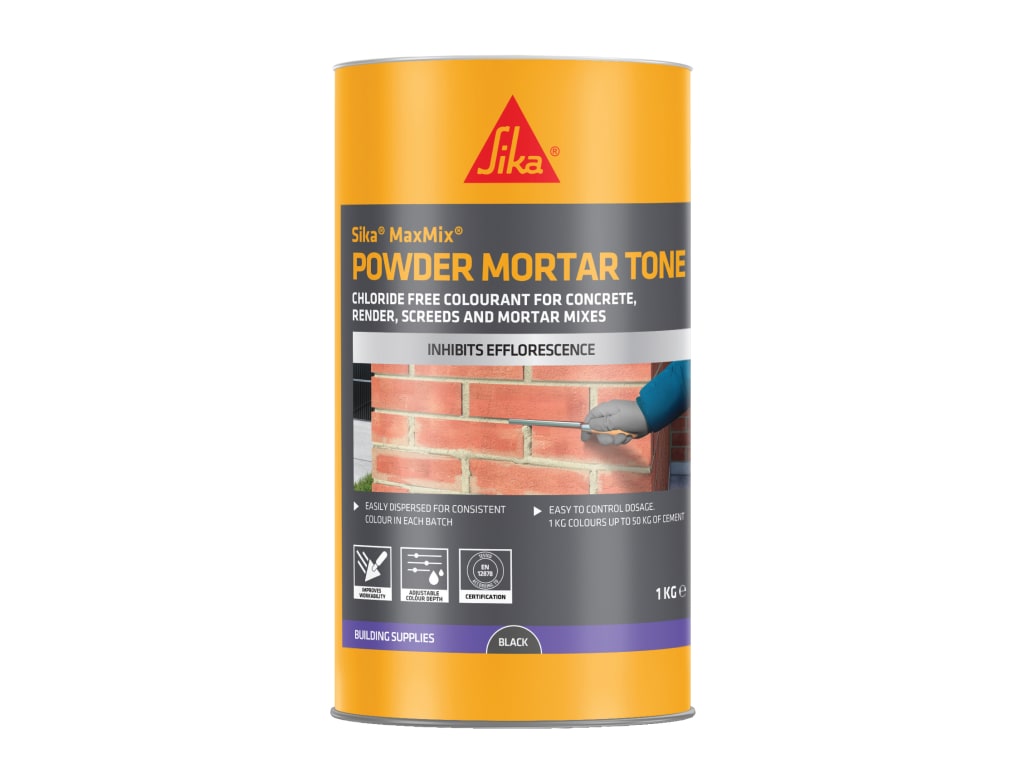 208 Powder Mortar Tone Black 1kg                                                