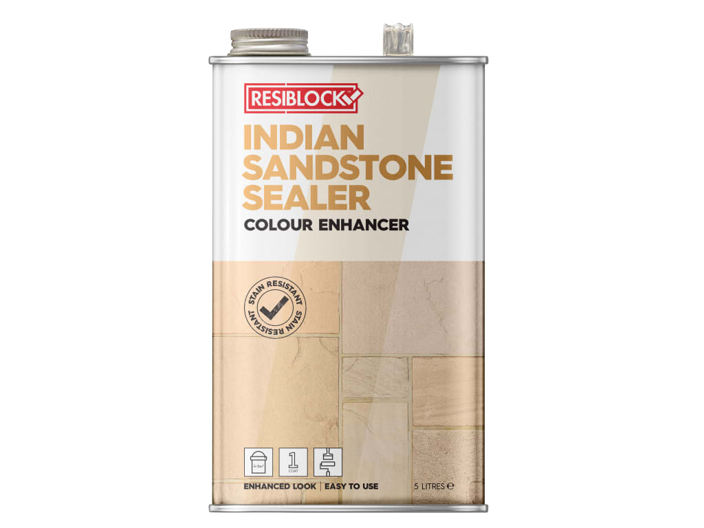 Resiblock Indian Sandstone Sealer Colour Enhancer 5 litre                       