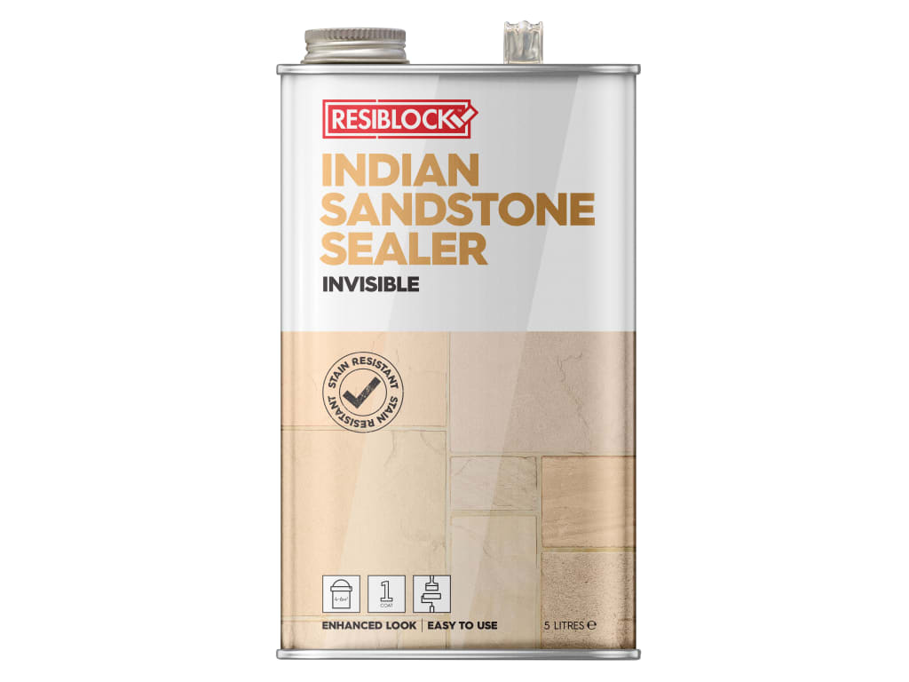 Resiblock Indian Sandstone Sealers Invisible 5 litre                            