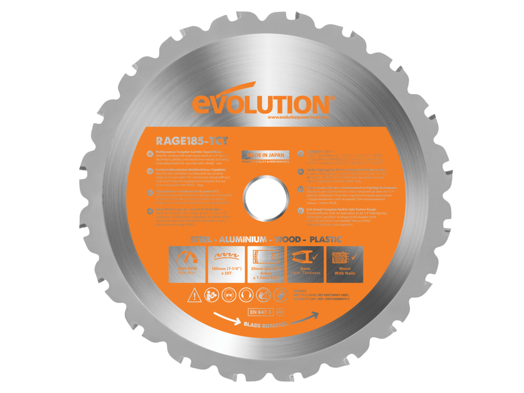 Multi-Material Saw Blade 185 x 20mm x 20T                                       