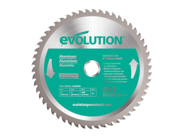 Aluminium Cutting Mitre Saw Blade 230 x 25.4mm x 80T                            